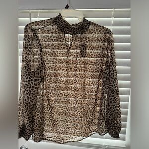 Torrid Leopard Shirt